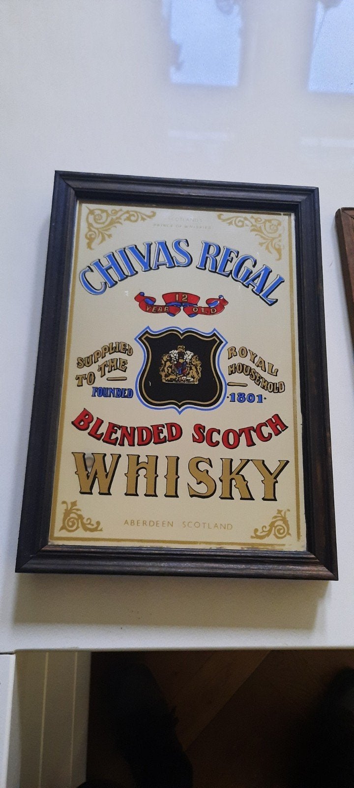 Chivas Regal whisky spiegel (1), Verzenden