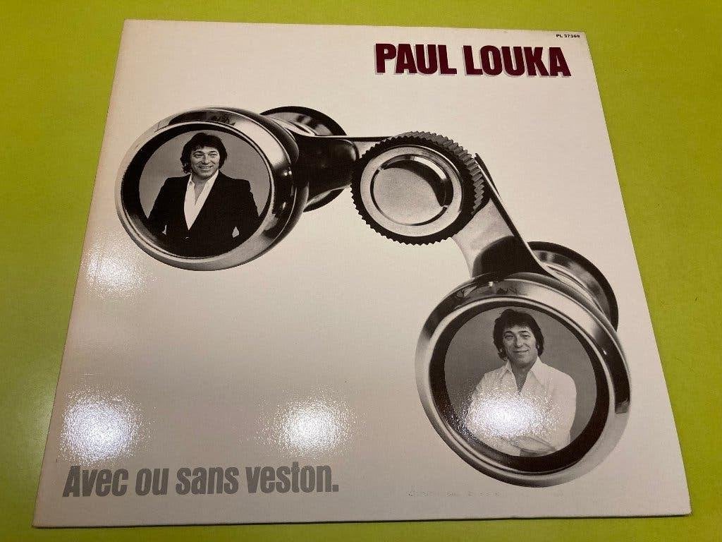 Paul Louka – Avec Ou Sans Veston * LP 1980, Originele persing, Ophalen of Verzenden, Zo goed als nieuw, LP