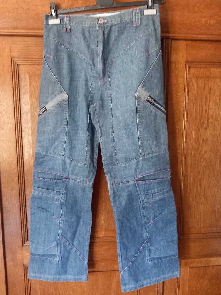 ICONOCLAST - blauwe spijkerbroek - maat 42, Kleding | Dames, ICONOCLAST, Verzenden, Zo goed als nieuw, Blauw