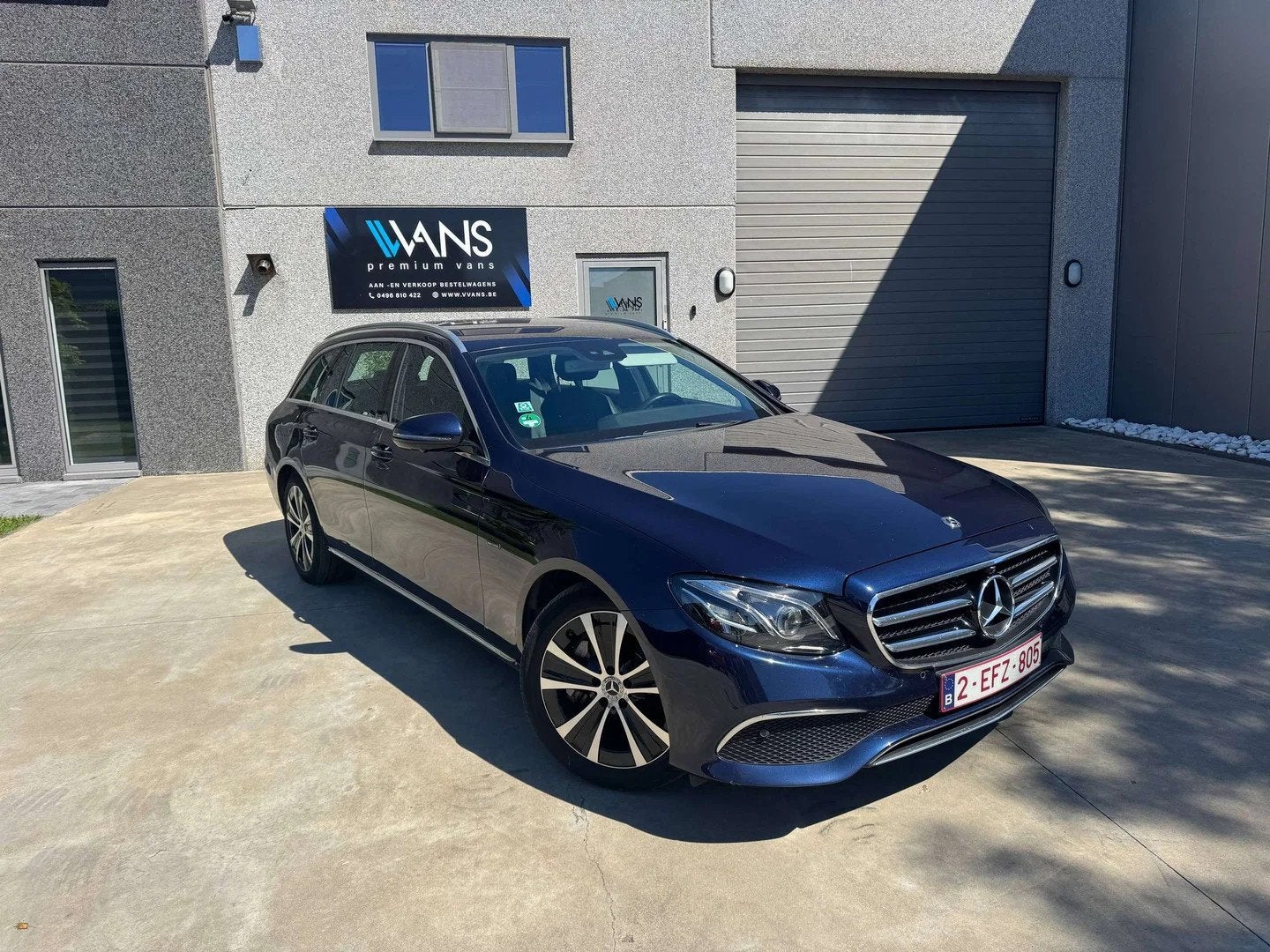 Mercedes-Benz E-Class 300 E 300 de PHEV Business Solution, Automaat, Blauw, Mercedes-Benz, 1950 cc