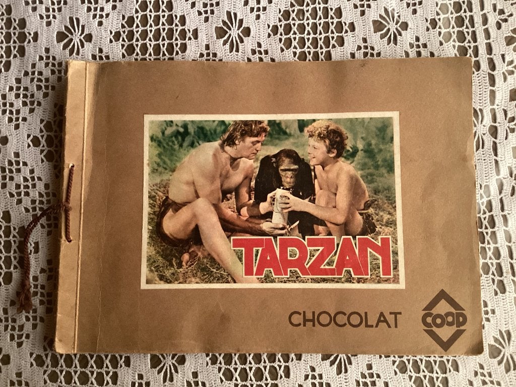 Volledig album Tarzan chocolat COOP, Enlèvement ou Envoi, Utilisé