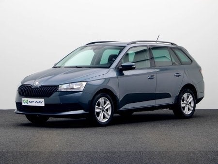 Skoda Fabia Combi 1.0 TSI 95 PK DSG AUTOMAAT, Autos, Capteur de lumière, Argent ou Gris, Achat, Entreprise