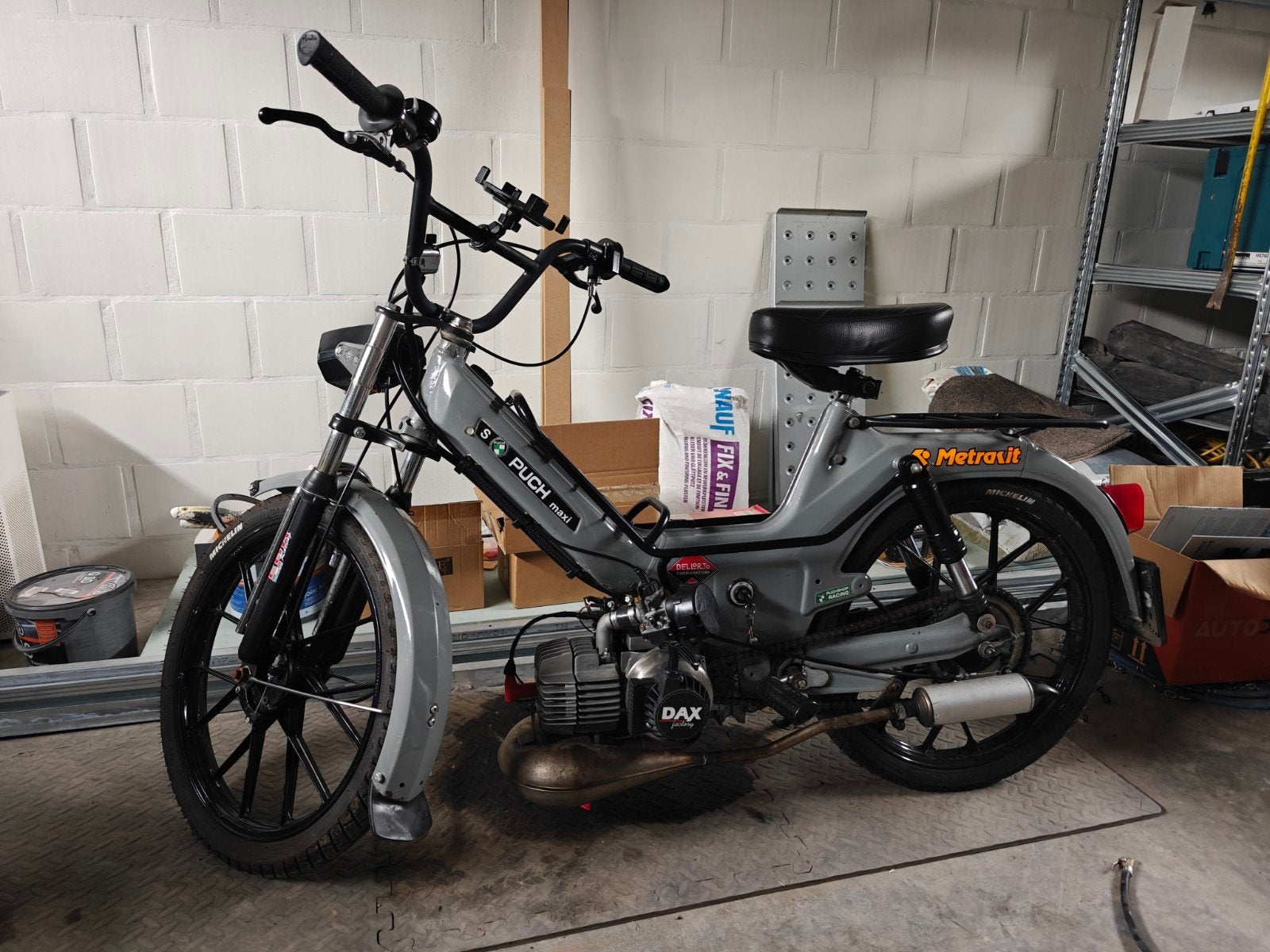 Puch Maxi S, Fietsen en Brommers, Ophalen, Gebruikt, 65 cc, 0 versnellingen