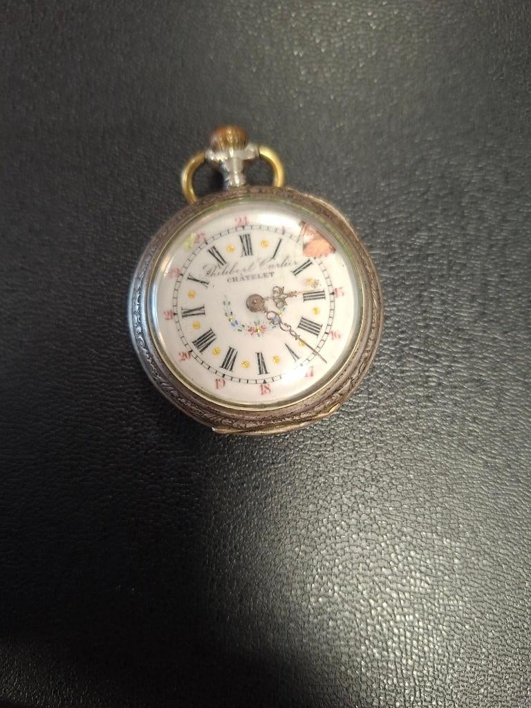 Montre à gousset, Bijoux, Sacs & Beauté, Montres | Anciennes | Antiquités, Autres marques, 1900 à 1930, Enlèvement, Montre de poche