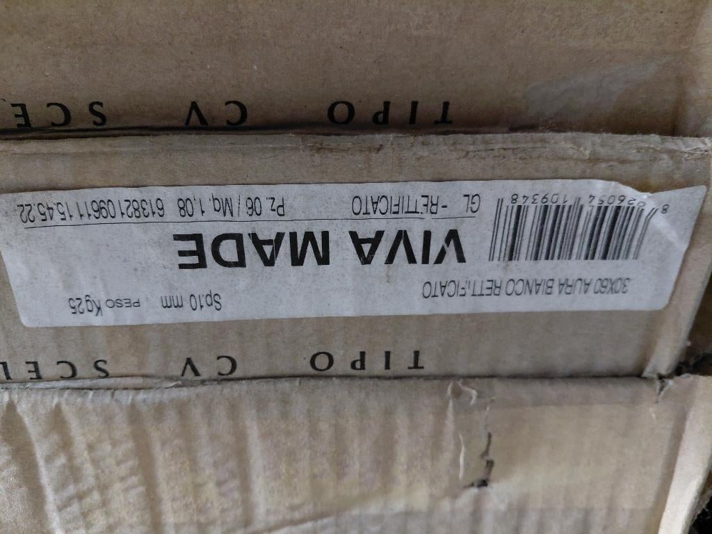 Keramische tegels 30x60 AURA BLANCO, Ophalen, Nieuw, Keramiek