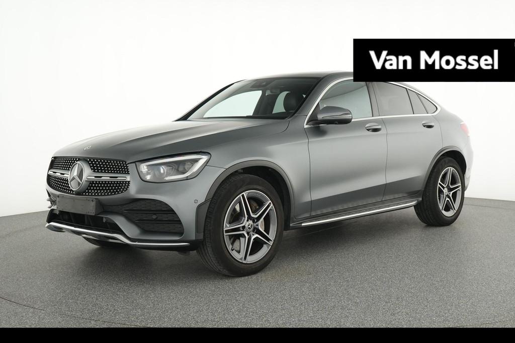 Mercedes-Benz GLC 200d 4MATIC AMG LINE Coupé + CARPLAY + LE, Autos, Cuir, Argent ou Gris, Achat, Euro 6