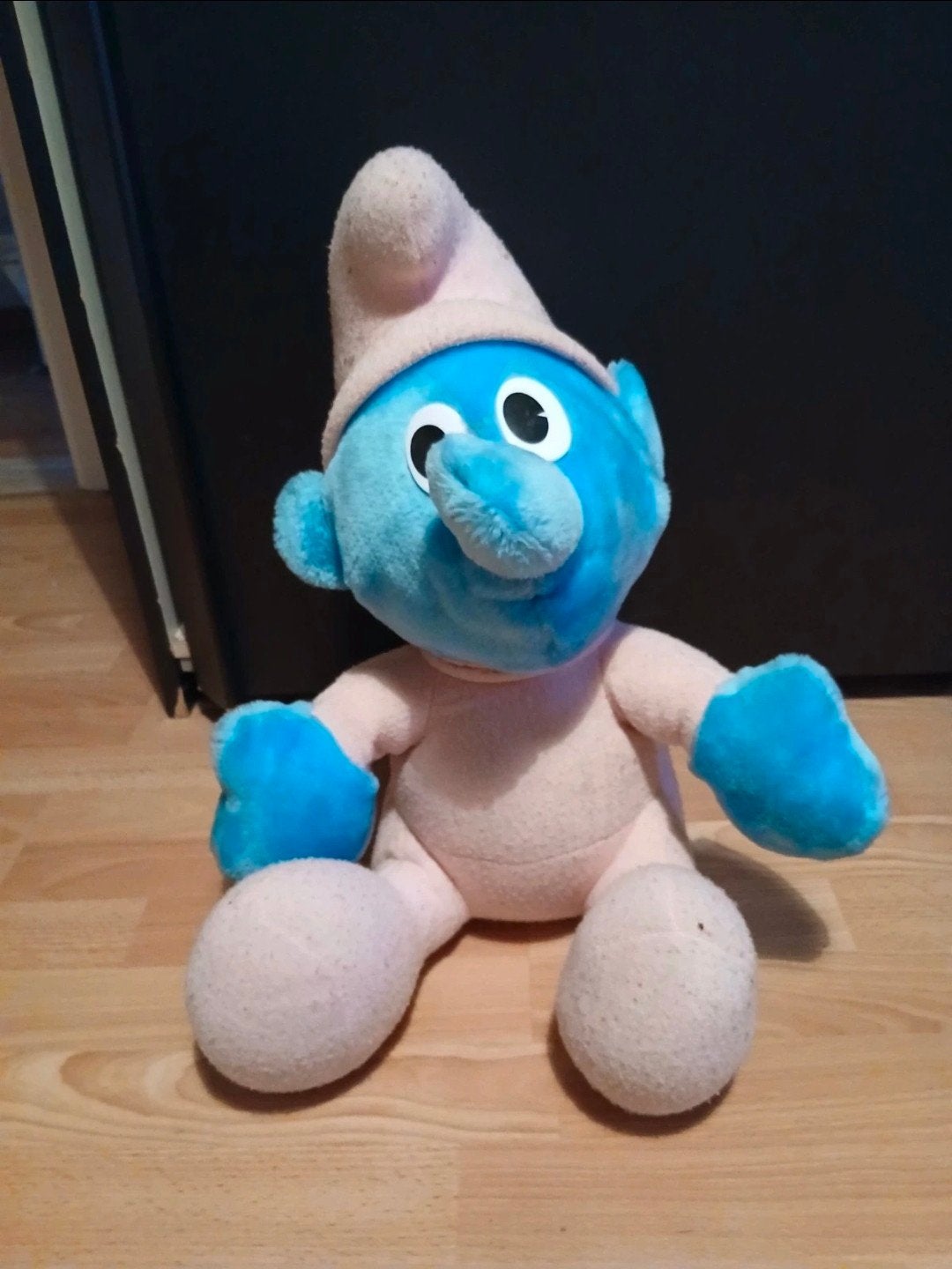 Grote Baby Smurf Knuffel - Goede Staat, Verzamelen, Ophalen of Verzenden, Gebruikt, Babysmurf, Poppetje, Figuurtje of Knuffel