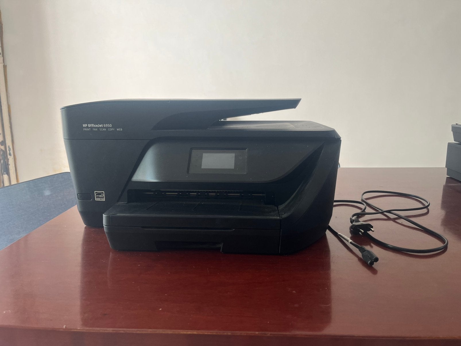 HP OfficeJet6950 print fax scan copy web, Ophalen, Gebruikt, Inkjetprinter, Draadloos