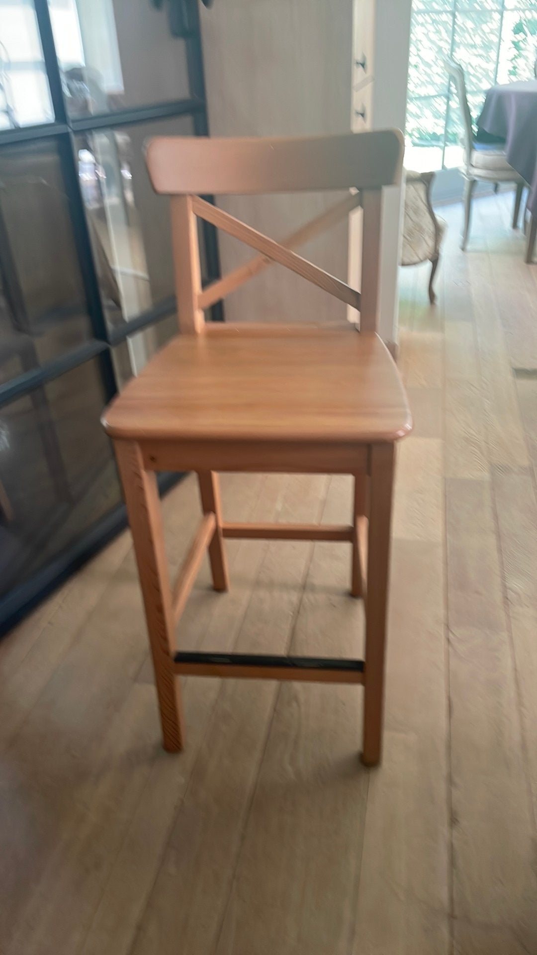6 chaises hautes et 6 coussins, Landelijk, klassiek, Comme neuf, Brun, Enlèvement
