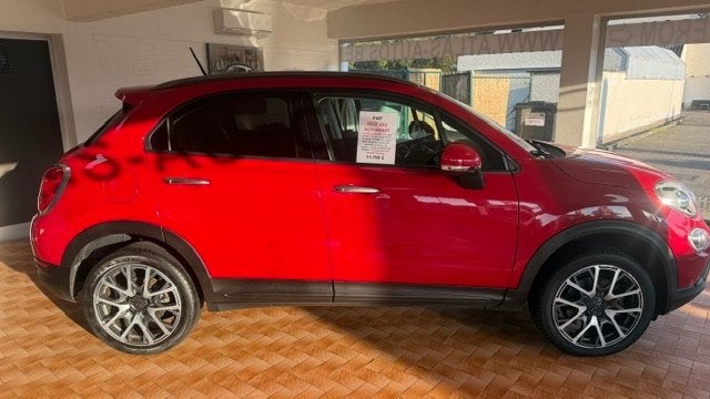 Fiat 500 X 1400 TURBO 4X4 AUTOMAAT! FIATONDERHOUDEN 235 P/M!, Autos, Rouge, Euro 6, Entreprise, 5 portes