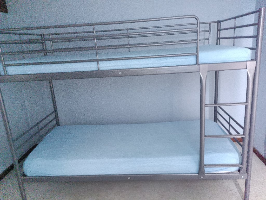 stapelbed 2x 90x200, Huis en Inrichting, Ophalen, 90 cm, 160 tot 180 cm, Tweepersoons