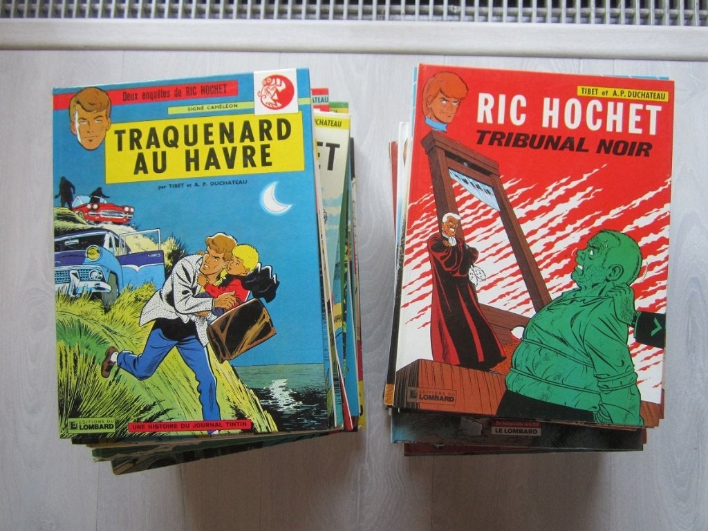Ric Hochet - rééd : 4,00Eur / p ; éd orig : 4,50Eur / p, Livres, BD, Plusieurs BD, Enlèvement ou Envoi, Comme neuf, Tibet et A.P. Duchateau