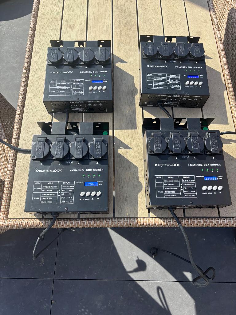 Kit complet éclairage DMX, Musique & Instruments, Lumières & Lasers, Enlèvement, Comme neuf, Lumières