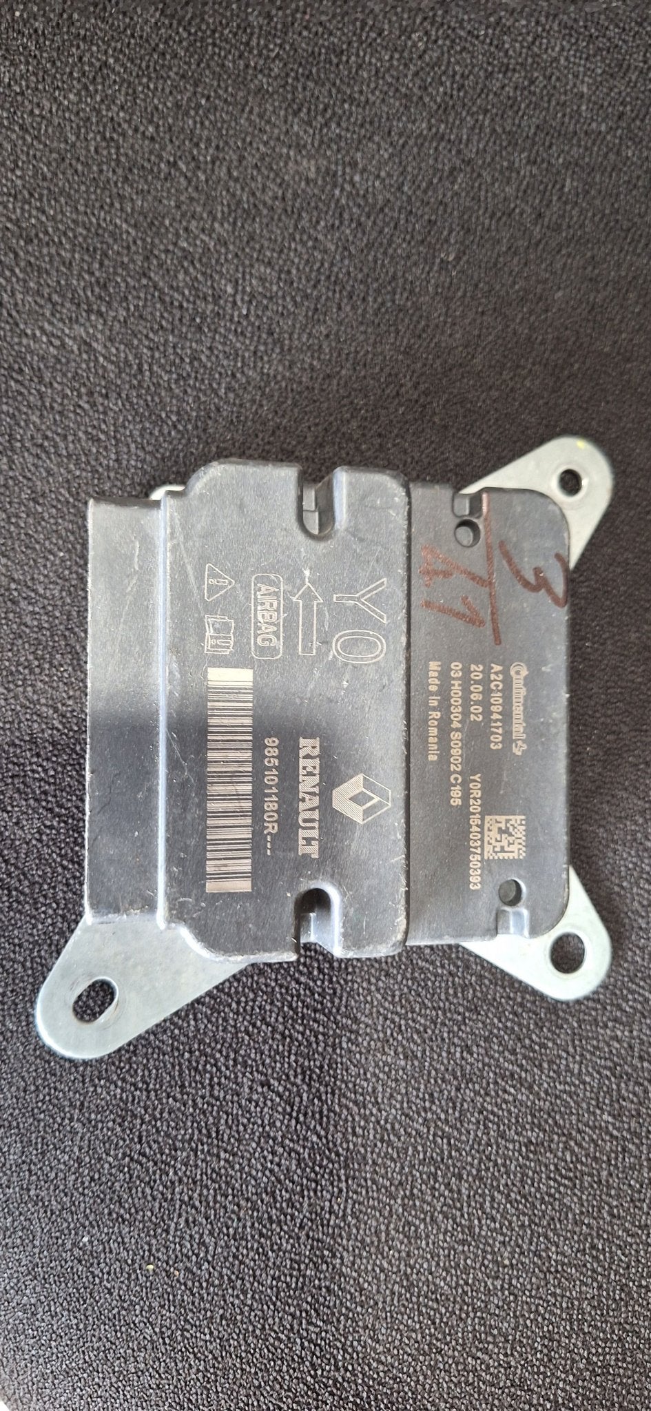 Originele Airbag Stuurmodule Computer Renault Megane Scenic, Gebruikt, -, -, Ophalen of Verzenden