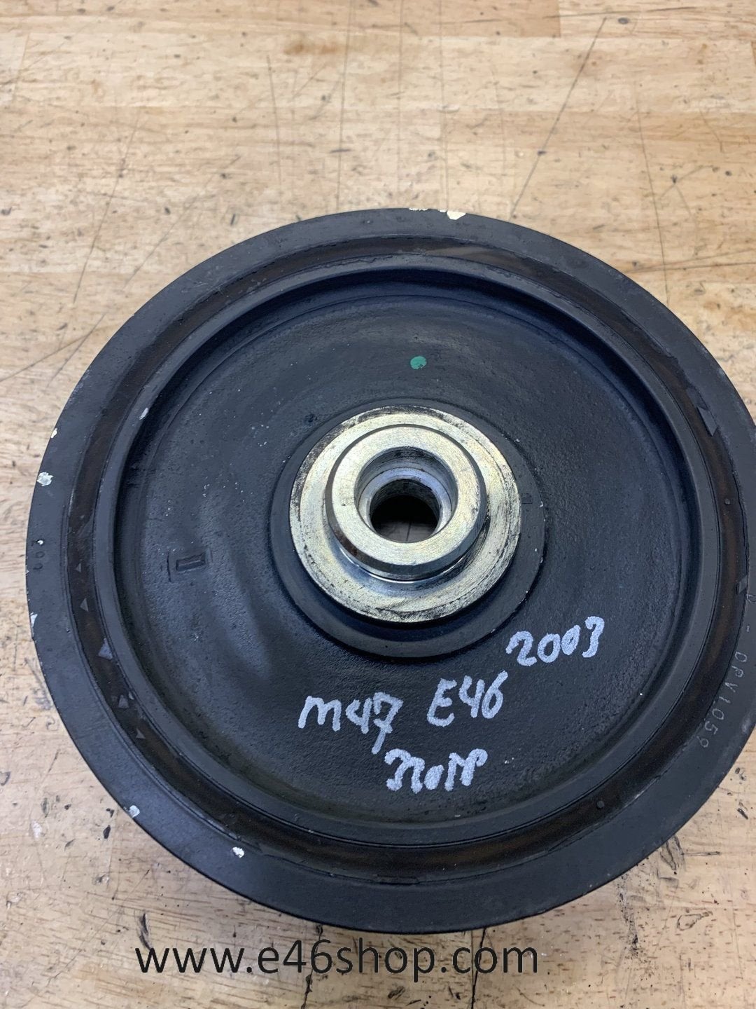 KRUKASPOELIE BMW E46 320TD 2003 M47 MOTOR, Gebruikt, -, -, Ophalen of Verzenden