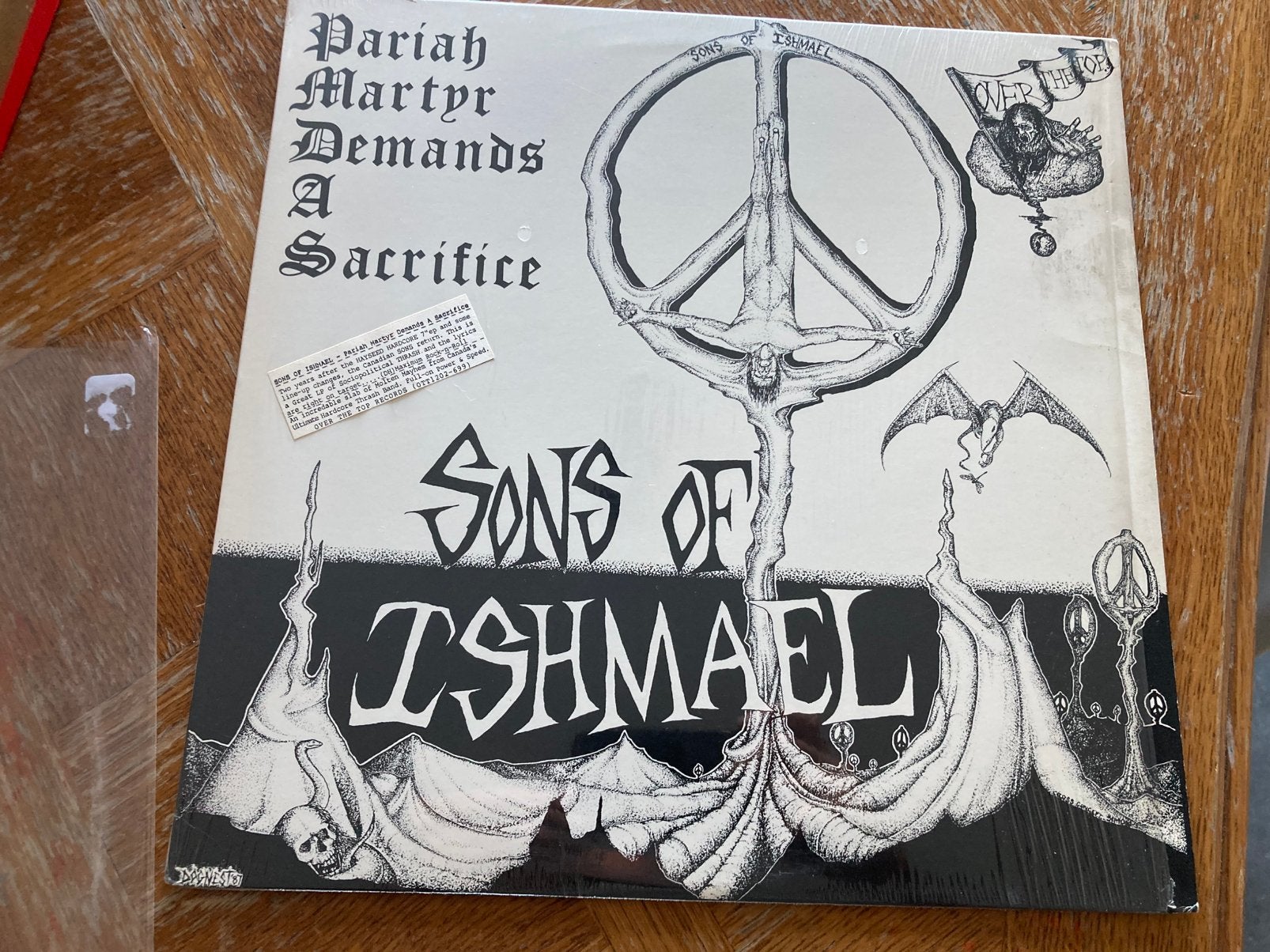 Sons Of Ishmael: Pariah Martyr Demands A Sacrifice lp, Hardcore, Enlèvement ou Envoi, Utilisé, Pressage original