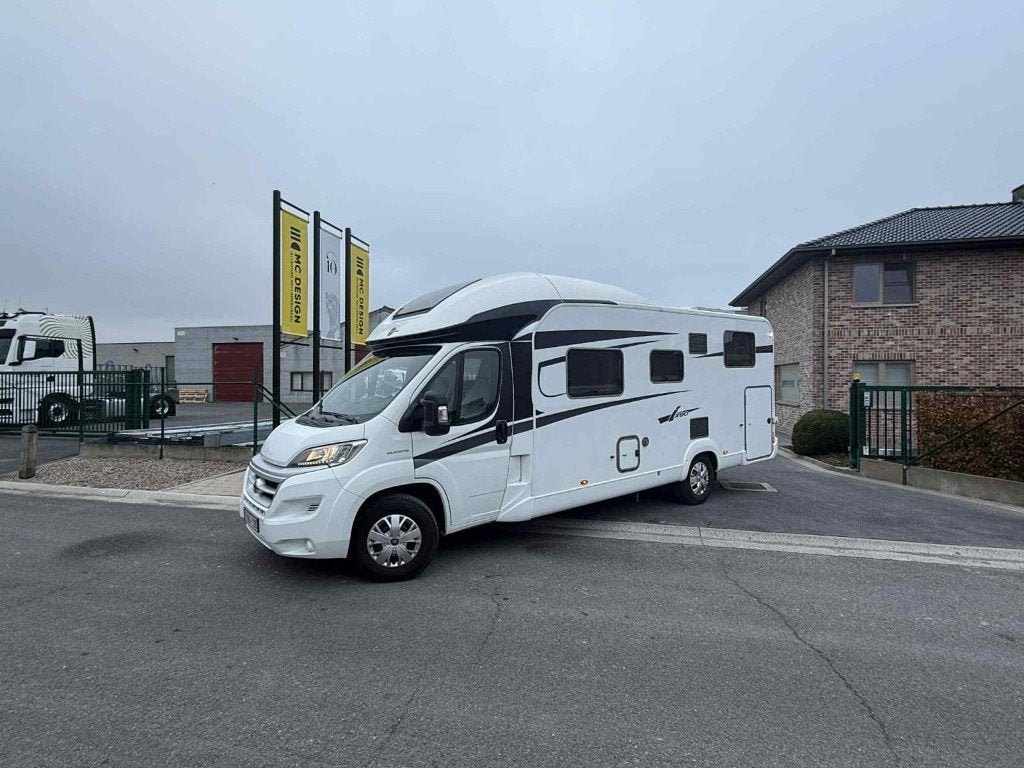mobilhome camper burstner ixeo IT728G op fiat, 150PK, Ringverwarming, Fiat, Luifel, Alarme