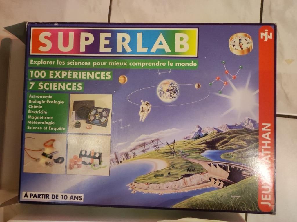 Labo voor kinderen - Superlab Jeux Nathan, Enfants & Bébés, Jouets | Éducatifs & Créatifs, Enlèvement, Utilisé, Découverte