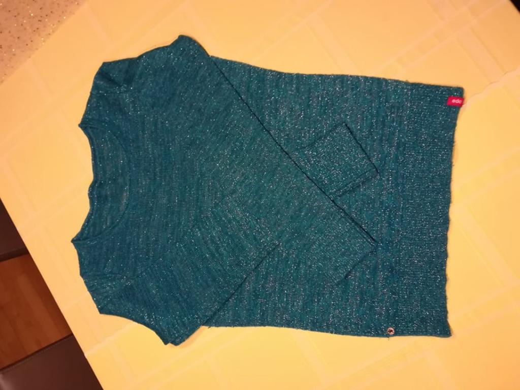 GLITTER TRUI - Maat 38/40, Ophalen, Gedragen, Maat 38/40 (M), Blauw