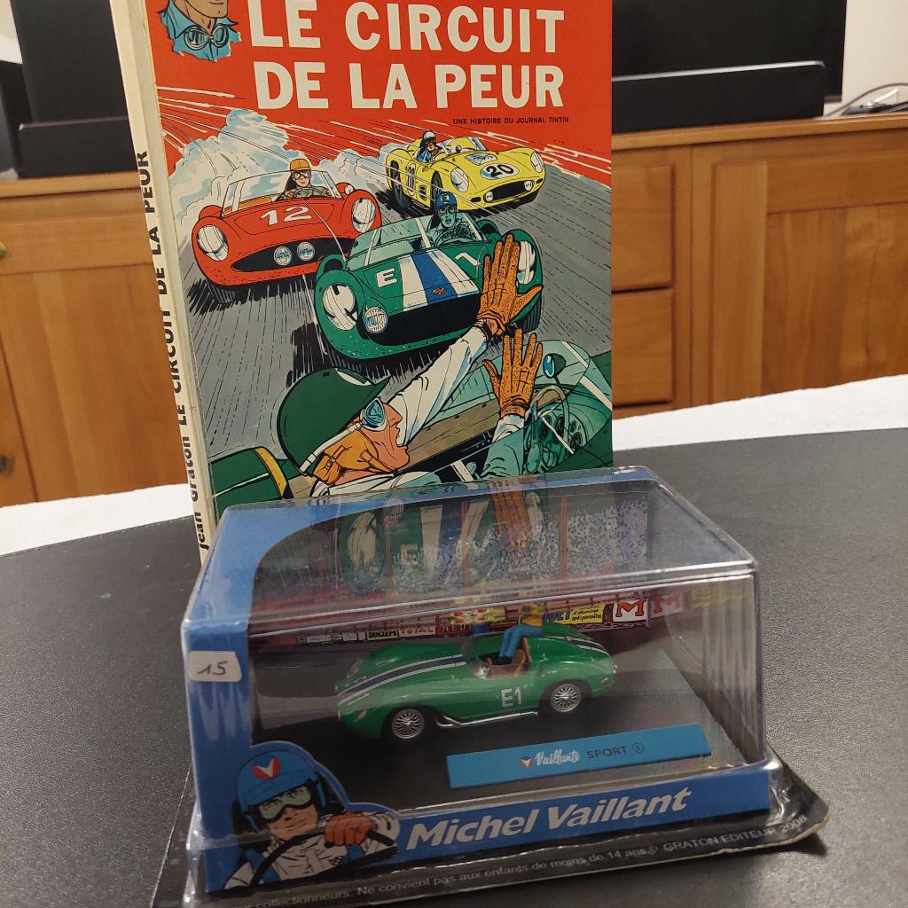 miniature michel vaillant + la BD correspondante, Ophalen of Verzenden, Gelezen