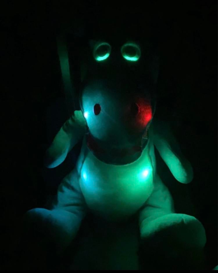 Grote lichtgevend dinosaurus., Ophalen, Zo goed als nieuw, Overige typen