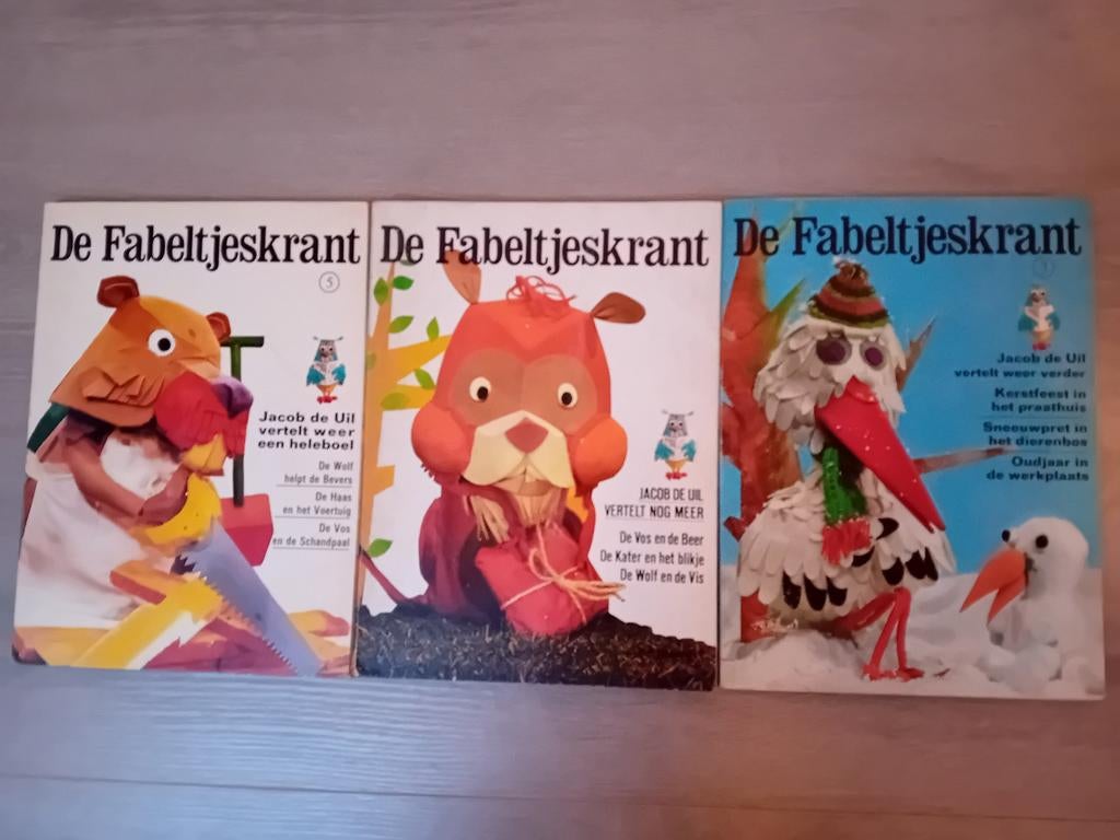 3 boeken Fabeltjeskrant, Ophalen of Verzenden, Gebruikt