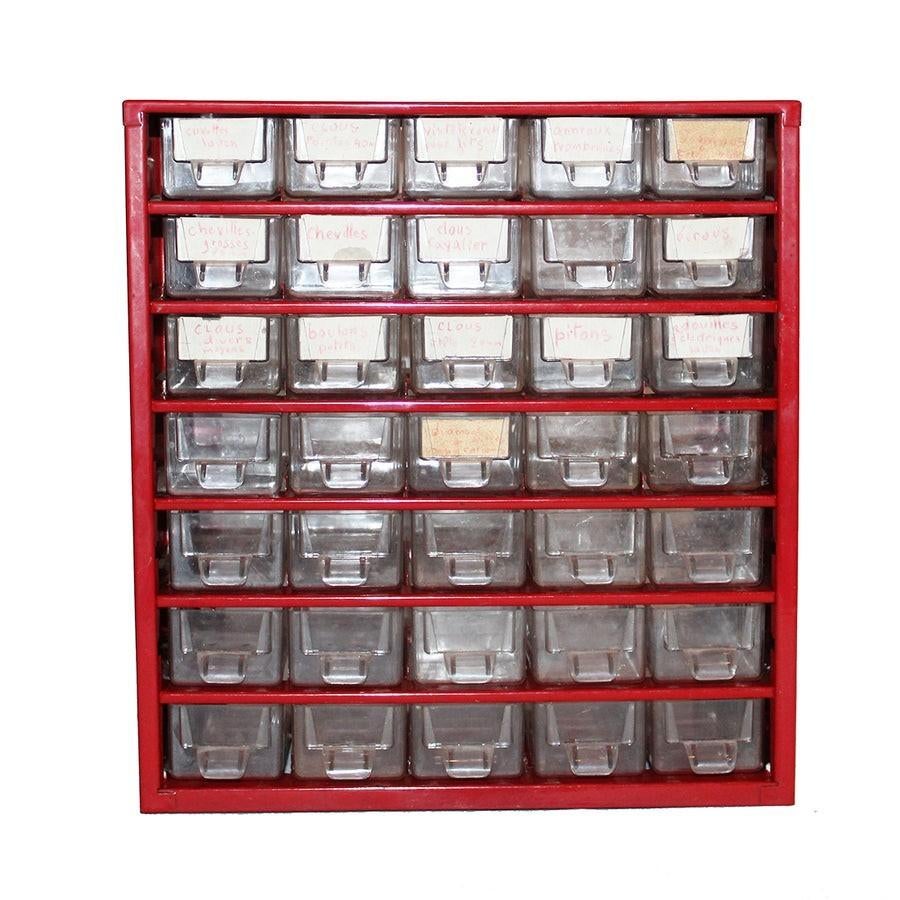 Vintage organizer/sorteerkast met 35 lades Cogex, 4 stuks, Ophalen, Zo goed als nieuw