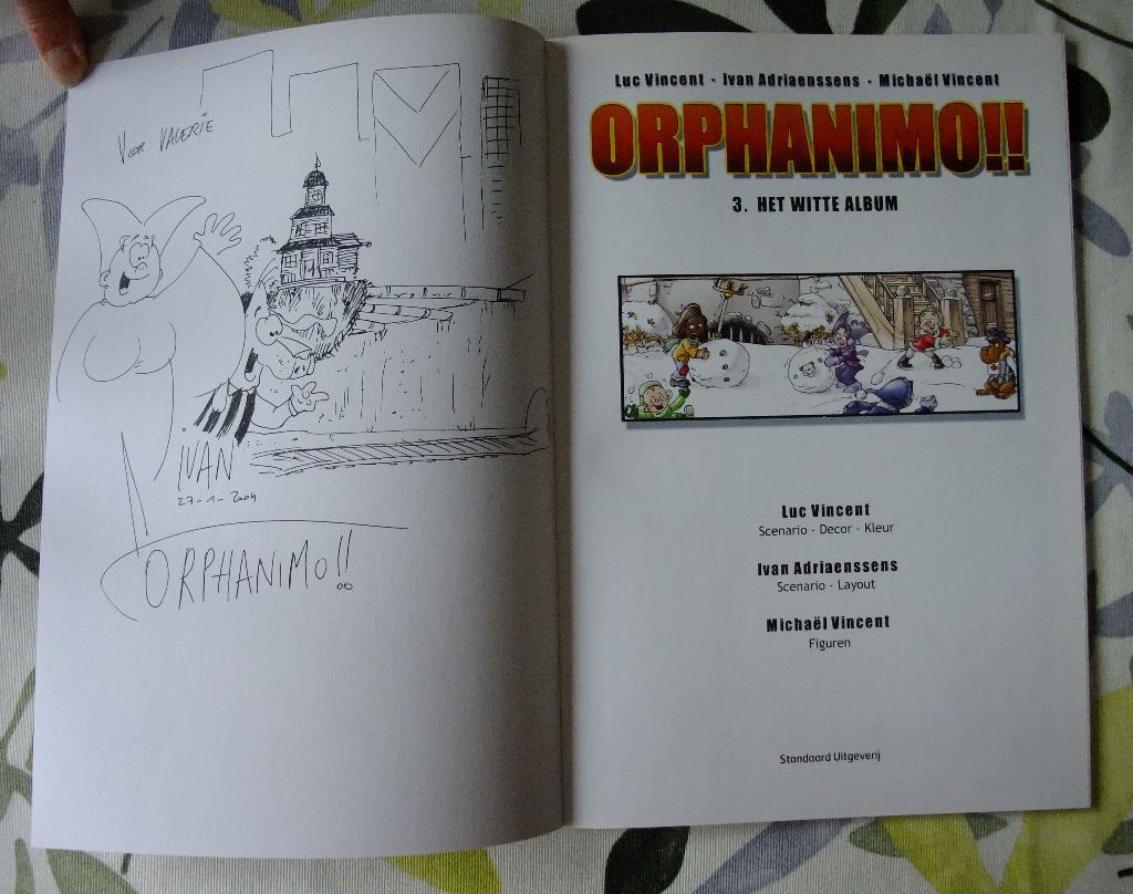 Orphanimo 3: Het witte album - met fantekening / dédicace!, Boeken, Ophalen of Verzenden, Nieuw