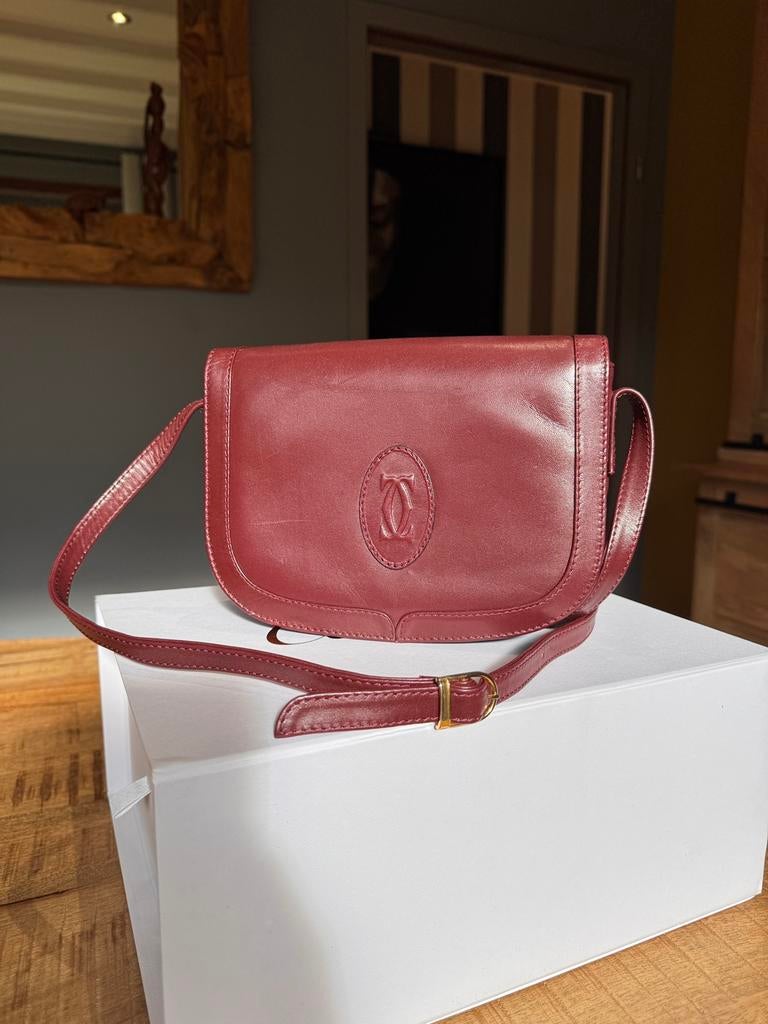 Vintage tas van Must de Cartier, Ophalen, Gebruikt, Overige kleuren, Jongen of Meisje