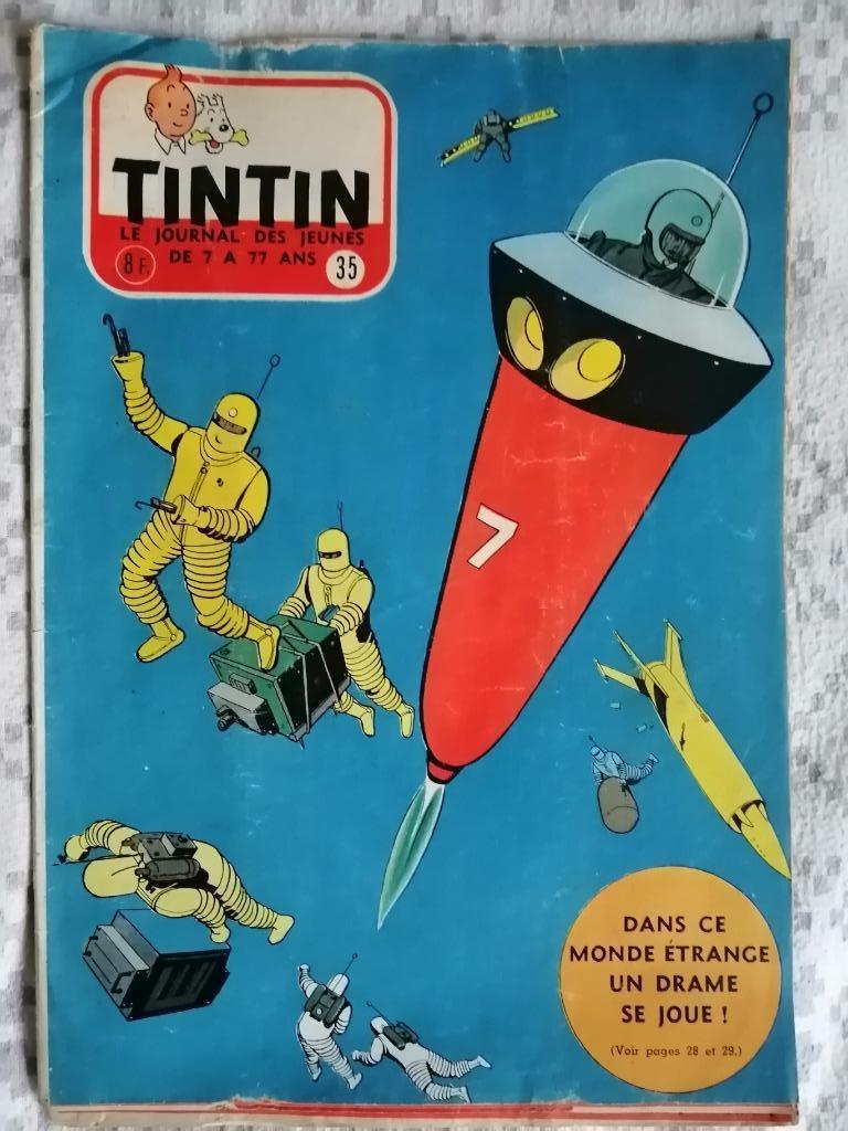 Journal de TINTIN édition Belge n35 - 29 aout 1956, Ophalen of Verzenden, Krant