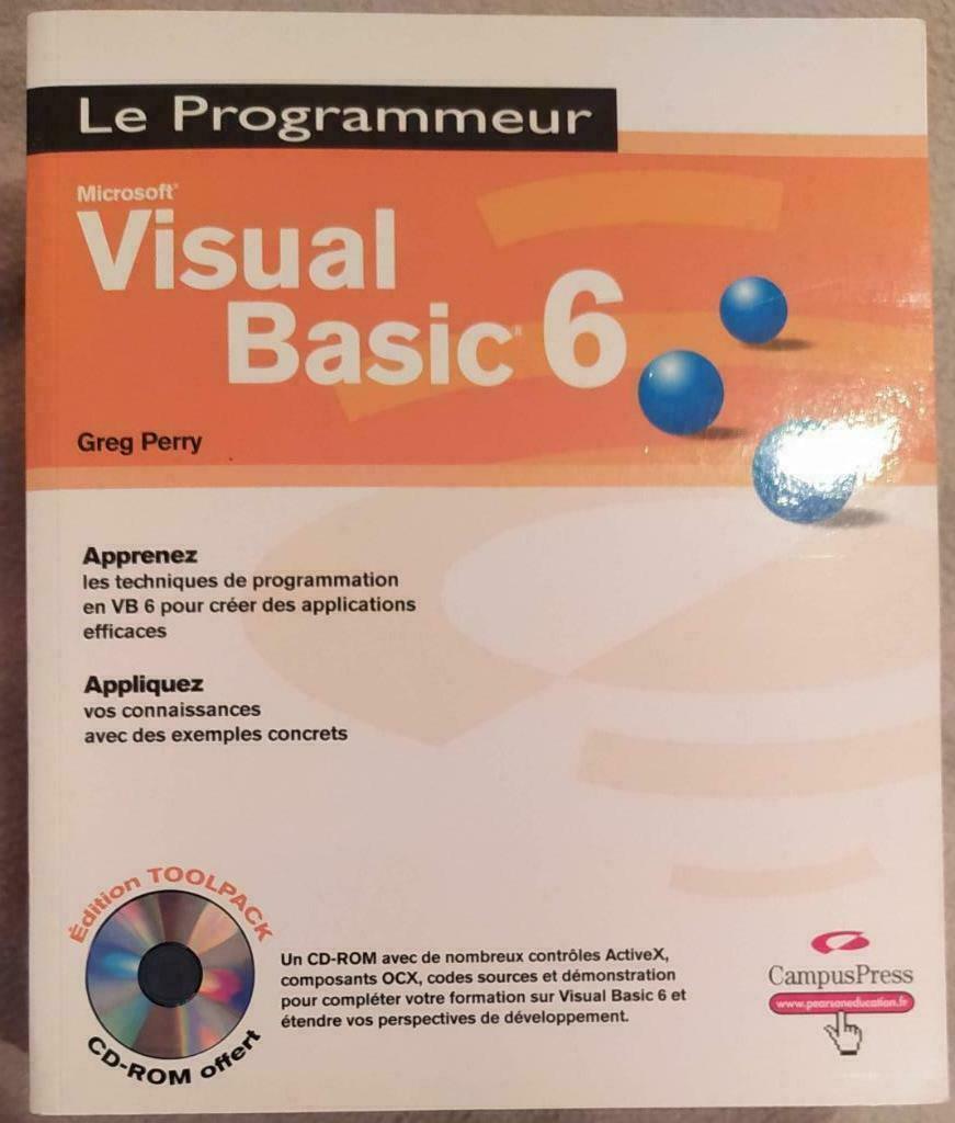 Livre informatique Visual Basic 6 CampusPress  Greg Perry, Livres, Informatique & Ordinateur, Utilisé, Langage de programmation ou Théorie