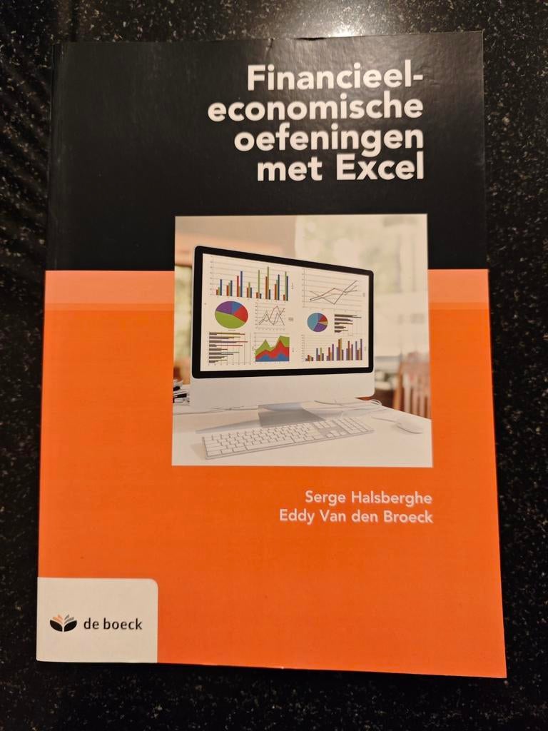 Financieel - economische oefeningen met Excel, Enlèvement ou Envoi, Comme neuf