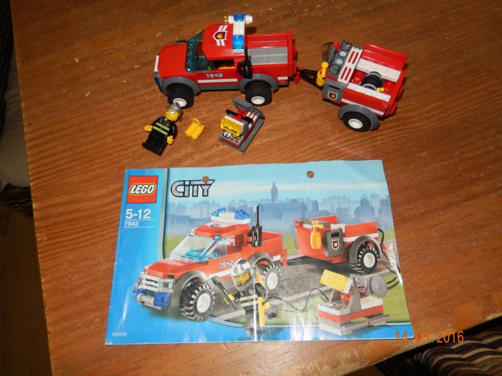 Lego: 7942 - Brandweer (mist gasmasker), Enlèvement, Utilisé, Lego