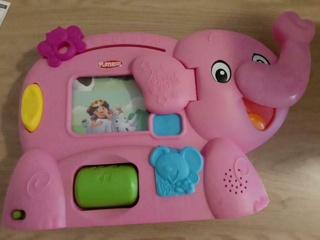 Interactieve olifant: leer het alfabet en de vormen, Ophalen, Zo goed als nieuw