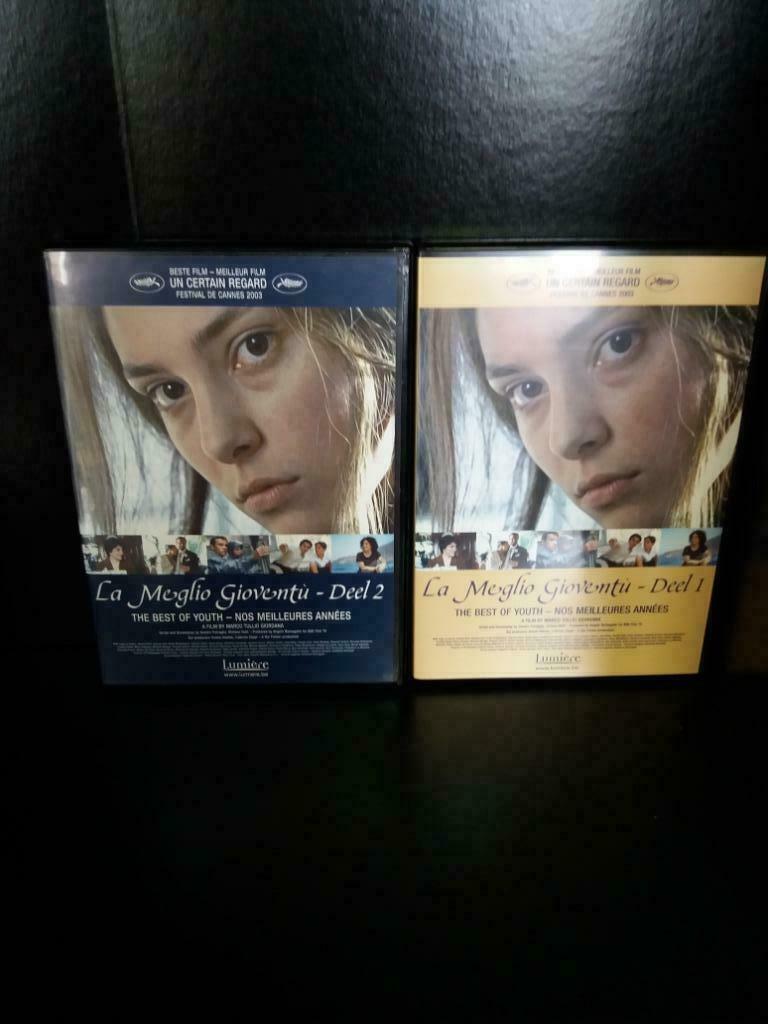 LA MEGLIO GIOVENTÙ deel 1 en deel 2 (volledig), Cd's en Dvd's, Dvd's | Drama, Zo goed als nieuw, Vanaf 6 jaar, Italiaans, Nederlands