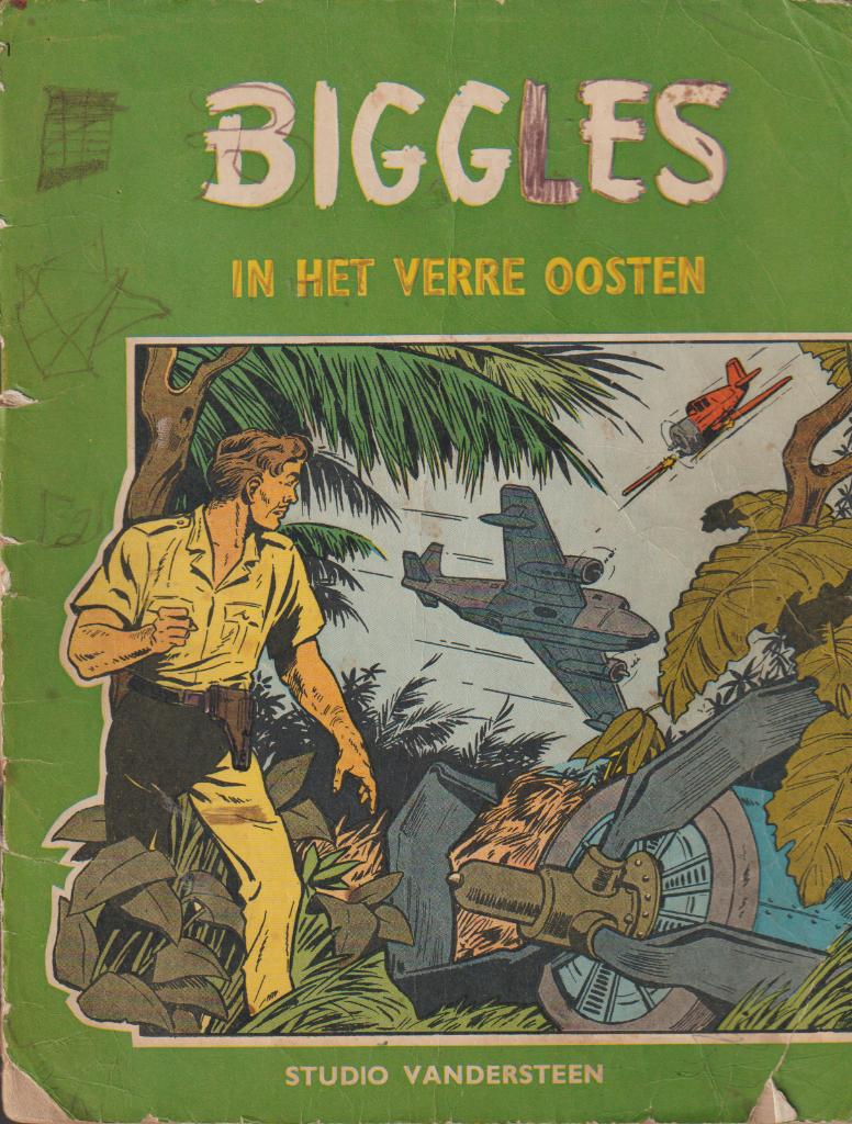 Acht strips Biggles nrs. 1, 7, 10, 11, 13, 14, 16 en19., Boeken, Stripverhalen, Verzenden
