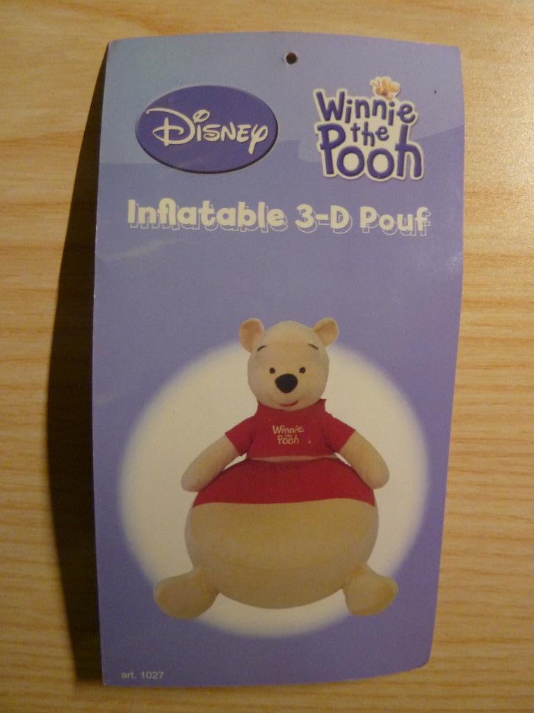 NIEUW - Opblaasbare poef Winnie the Pooh, Ophalen, Nieuw, Jongen of Meisje