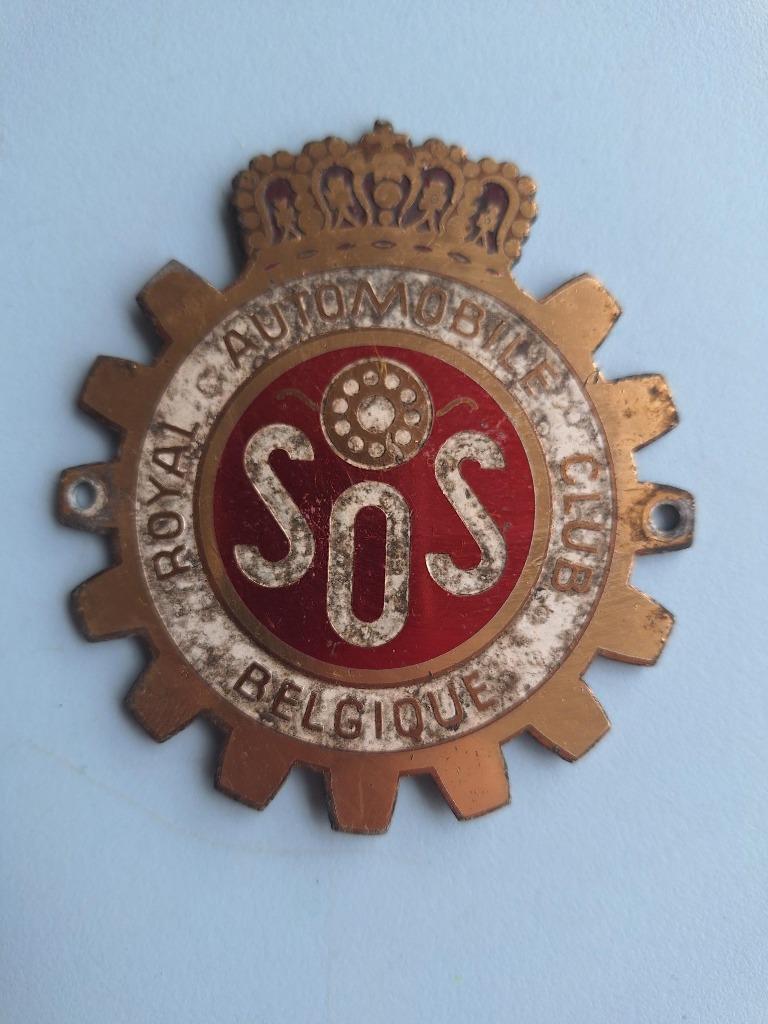 Plaquette van de Koninklijke Automobielclub van België, Ophalen of Verzenden