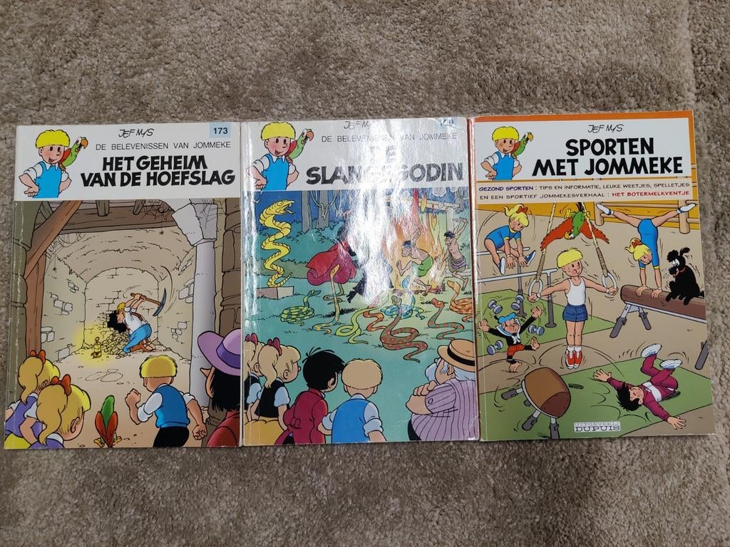 3 strips van Jommeke, Boeken, Ophalen of Verzenden, Gelezen