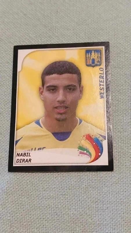 Panini / Sticker / Nabil Dirar / Westerlo / Football 2008, Ophalen of Verzenden, Nieuw, Poster, Plaatje of Sticker