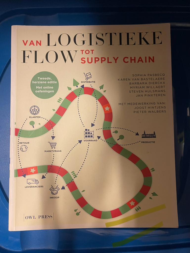 Van logistieke flow tot supply chain, Boeken, Studieboeken en Cursussen, Ophalen, Nieuw