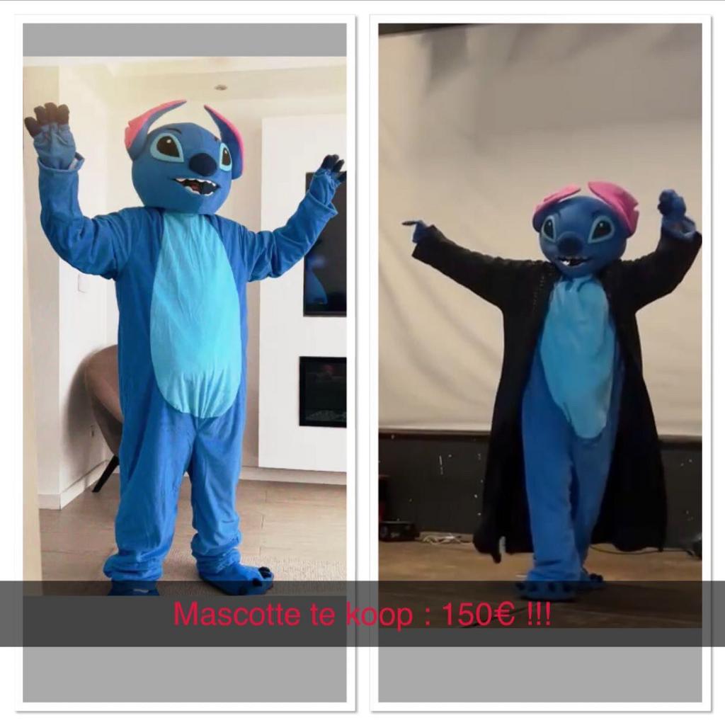 Mascotte stitch/minnie mouse/sonic/turtle ninja/bumba, Kinderen en Baby's, Carnavalskleding en Verkleedspullen, Ophalen