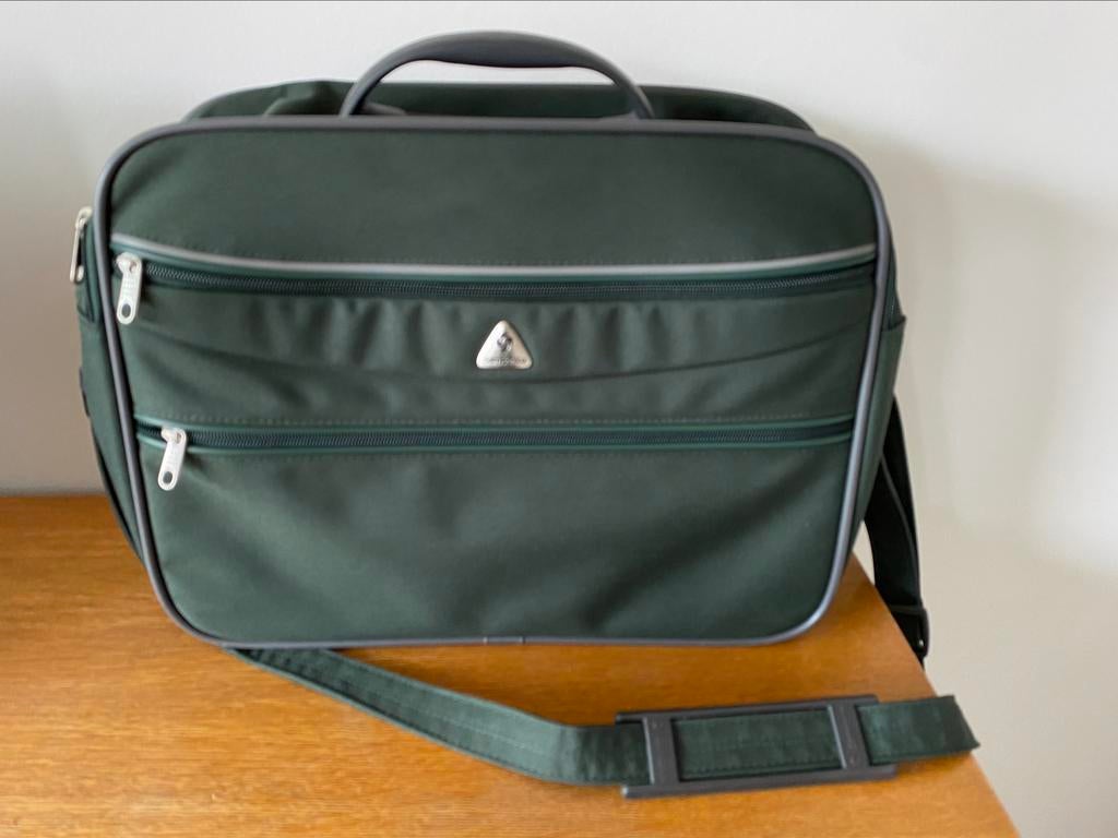 Groene laptoptas Samsonite 18x40cm NIEUW, Ophalen of Verzenden, Nieuw