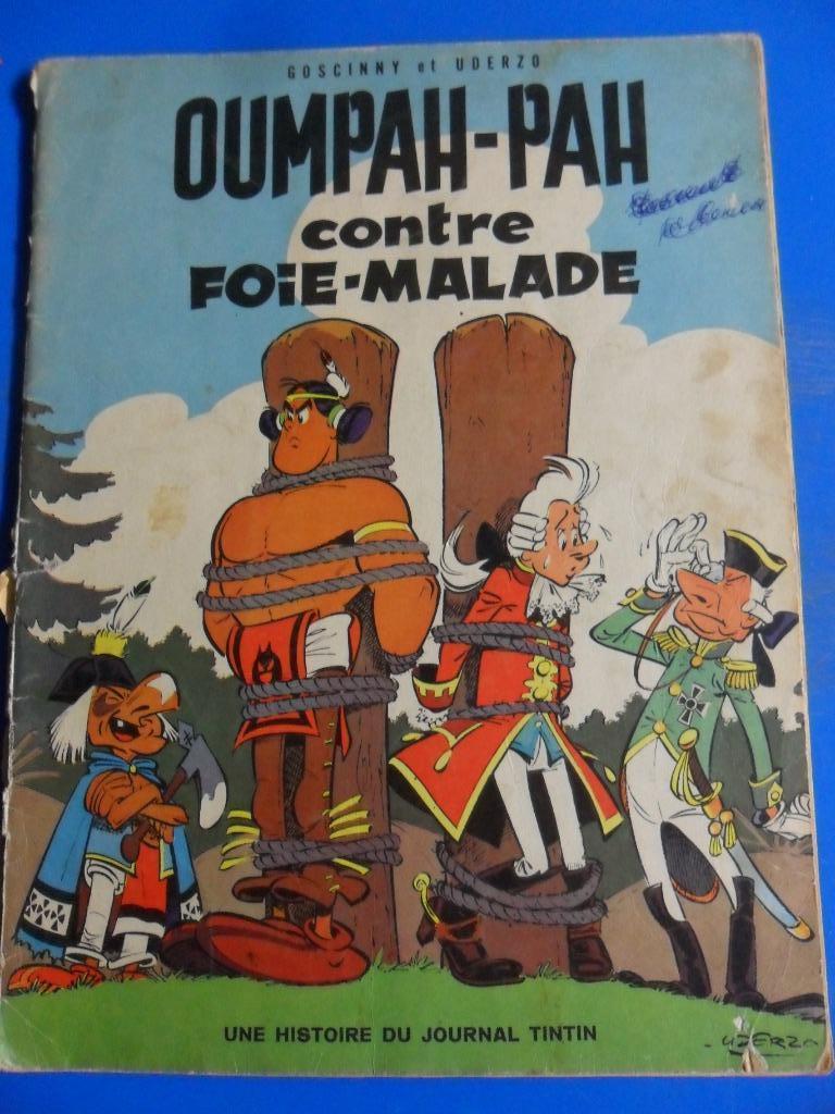 Oumpah-pah contre foie-malade - Journal Tintin, Livres, Enlèvement ou Envoi, Une BD, Utilisé, DARGAUD