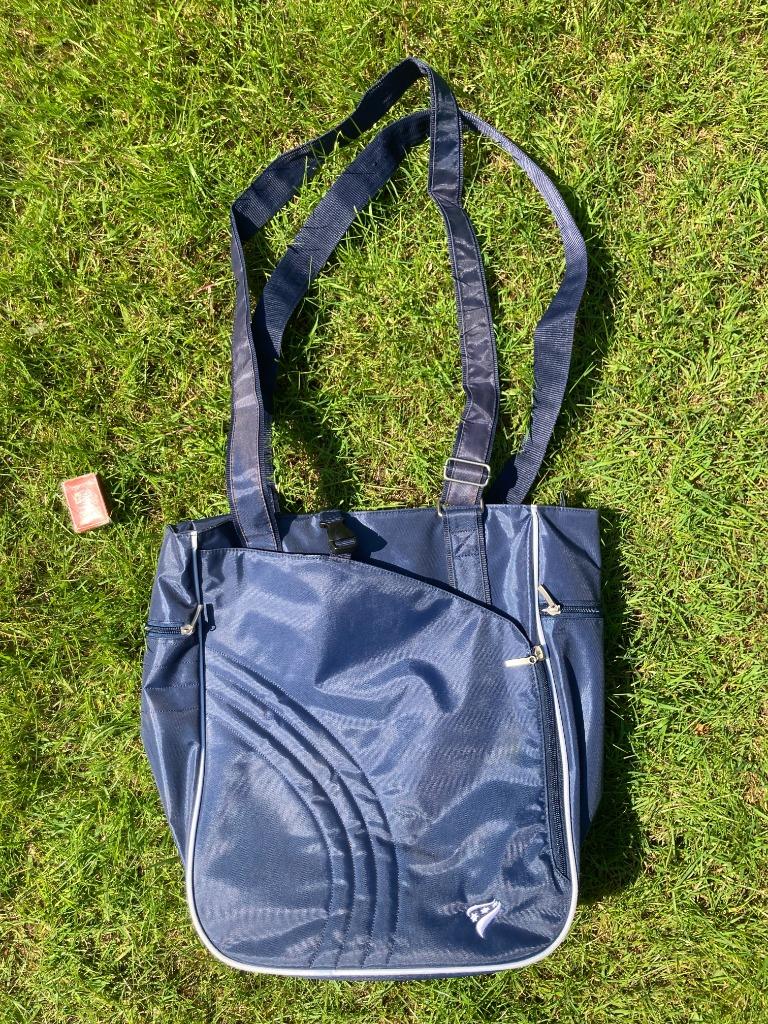 Rucanor blauw schoudertas tennis racket tennistas rackettas, Ophalen of Verzenden, Zo goed als nieuw, Tas, Overige merken