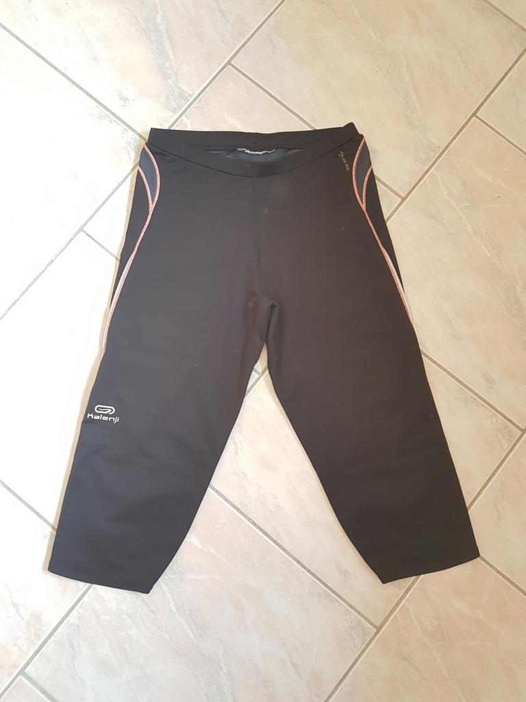 3/4 legging, Zwart, Kalenji, Ophalen of Verzenden, Zo goed als nieuw