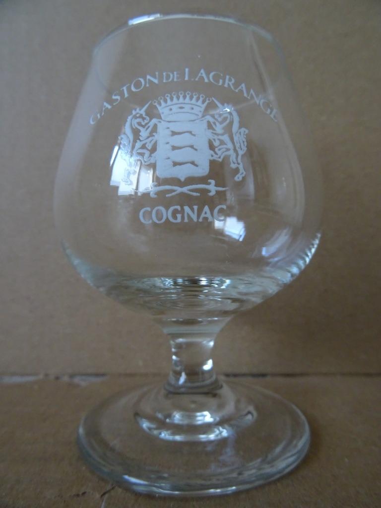 Vintage cognacglas cognac glaasje Gaston de Lagrange glaasje, Ophalen of Verzenden, Zo goed als nieuw, Borrel- of Shotglas
