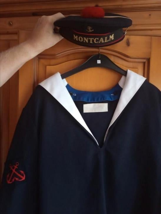 Bachi et veste marine française, Enlèvement ou Envoi, Marine