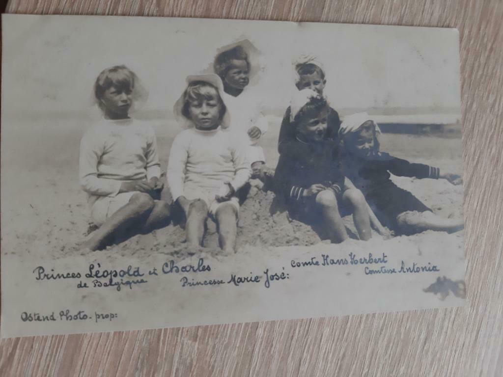 2 photos Prince Léopold, Charles et Princesse Marie-Josée /, Collections, Envoi, Comme neuf, Carte, Photo ou Gravure