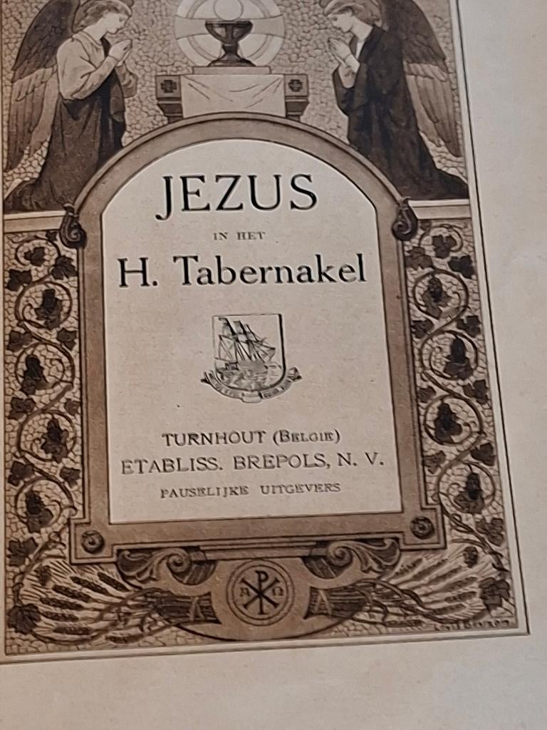 zeldzaam, antiek missaal, "Jezus in het H. Tabernakel", Ophalen of Verzenden, Gebruikt, Boek, Christendom | Katholiek